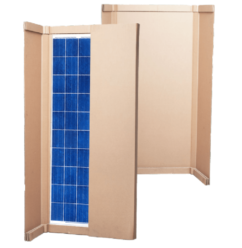 Einzelverpackung für Solarmodule