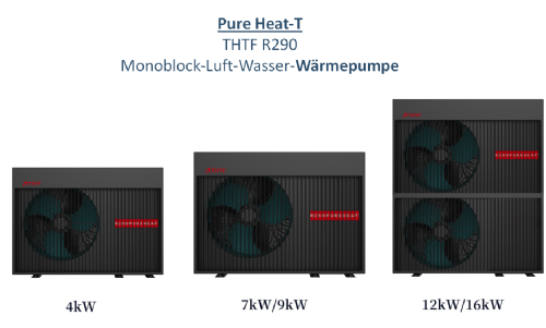 Wärmepumpe THTF R290 Pure Heat-T