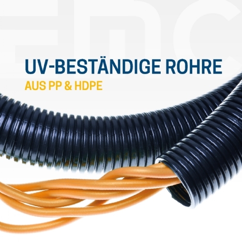 20 Jahre UV-beständiges Wellrohr