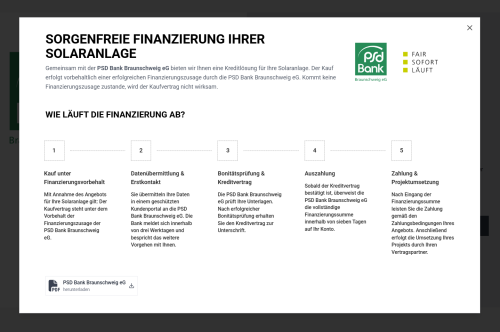 Finanzieren mit Densys Connect